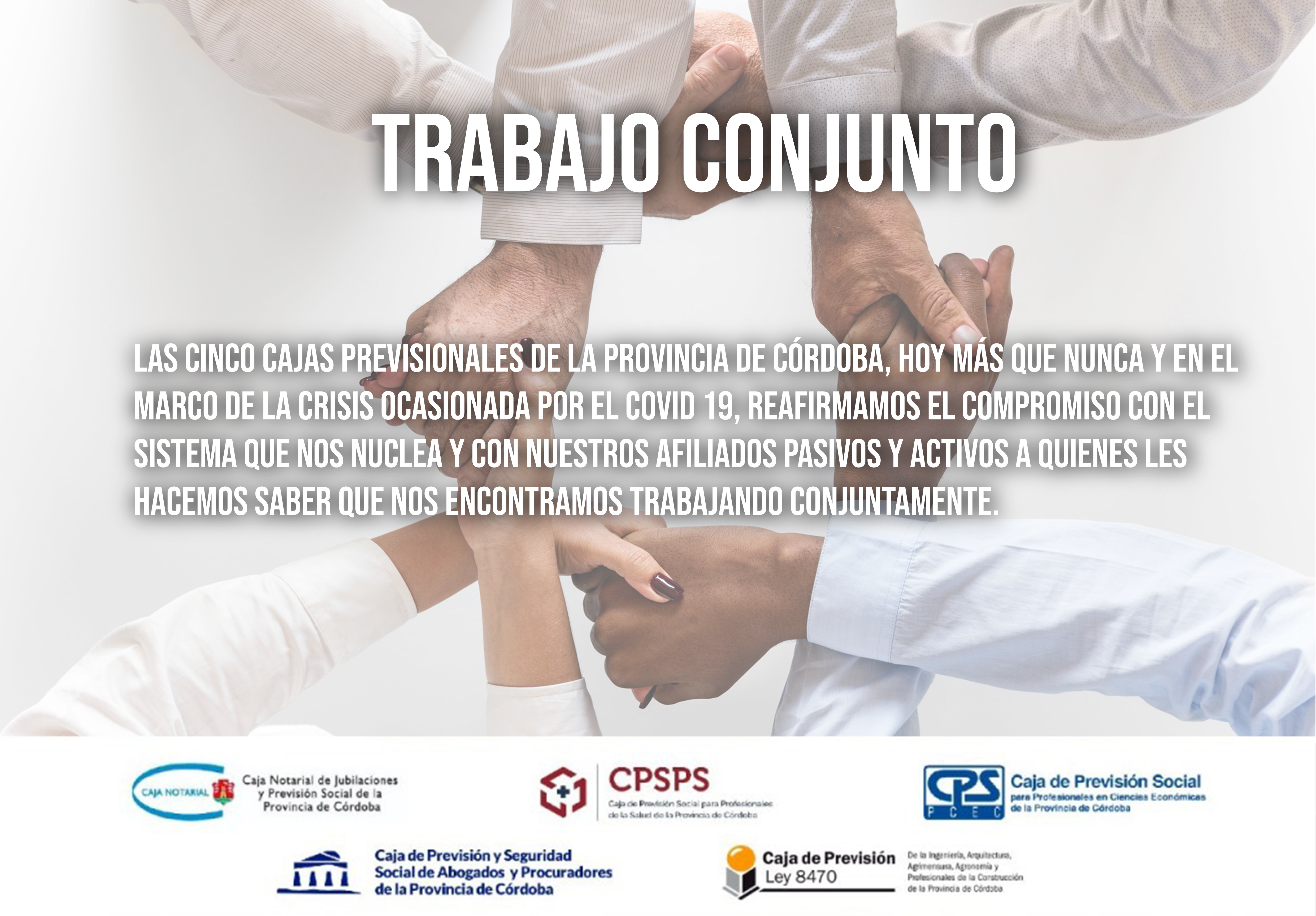 Trabajo conjunto de las Cajas Previsionales